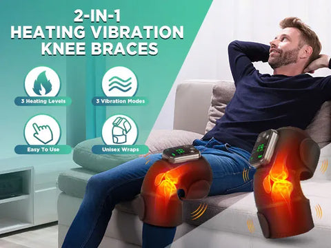 Electric Shoulder Heating Pad 3 Modes Vibration Shoulder Knee Elbow Relax Belt Big Area Thermal Massager Health Care