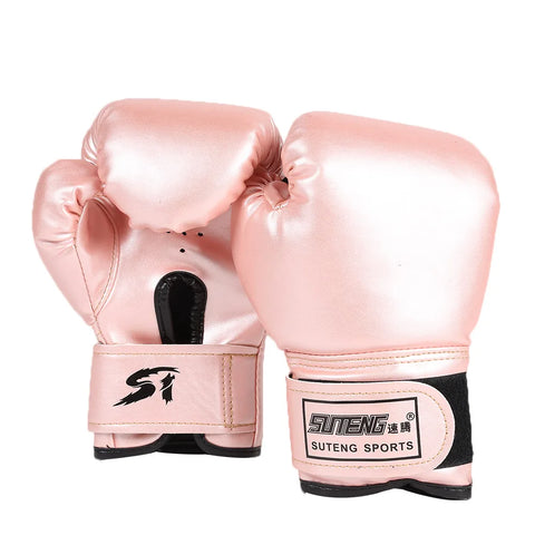 Kids Boxing Gloves Muay Thai Glove PU Leather Fitness Boxing Mittens Children Kickboxing Punching Training Hand Protector