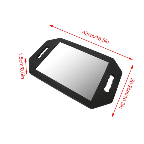 Makeup Mirror Professional Hairdresser Back Mirror for Hair Salon Barber Two Handed Beauty Salon Mirror Hairdresser Back Mirror