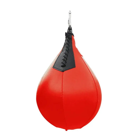 Boxing Speed Bag PU Leather Hanging Punching Ball Swivel Workout Speedball Kicking Platform Equipment MMA Training Speedball