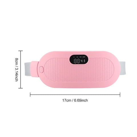 Electric Heating Pad Women Vibrator Period Pain Relief Device Menstrual Cramp Massager Blood Circulation Abdominal Belt Warmer