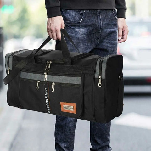 Mens Extra Large Big Sports Gym Holdall Travel Work Cabin Barrel Bag