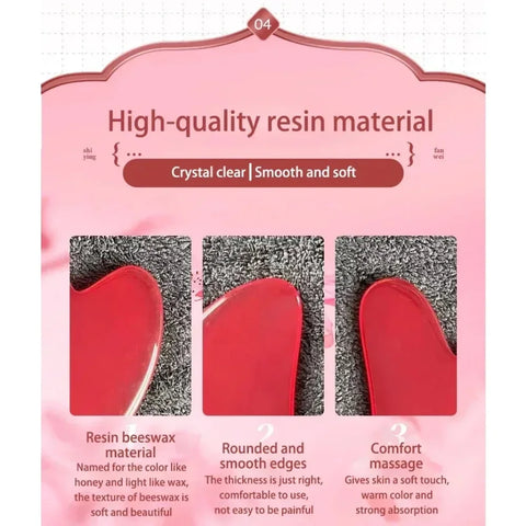 Resin Facial Massager Roller Face Body Neck Eyes Guasha Scraping Board Anti-Wrinkle Beauty Skin Care Tools Cellulite Massage