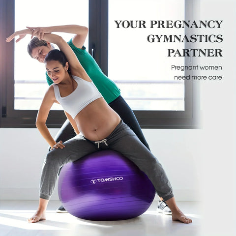 Antiburst Yoga Ball Thickened Stability Balance Ball Pilate Barre Physical Fitness Gym Ball 45CM/ 55CM/ 65CM/ 75CM Gift Air Pump