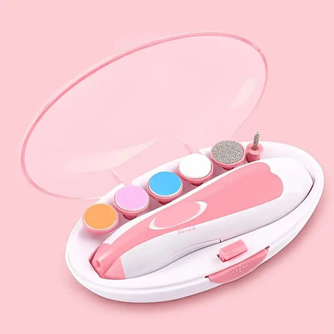 Safe, Gentle, and Light Electric Baby Nail Trimmer - Precise and Easy Nail Care Kit for Newborns and Toddlers, Clipper for Babie