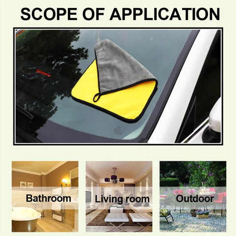 5x Super Absorbent Car Wash Microfiber Towel Cloth Car Cleaning towels Drying