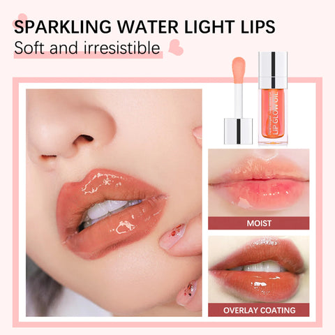 Hydrating Lip Glow Oil Long Lasting Plumping Lip Gloss Transparent Toot Lip Balm Moisturizing Lip Oil  for Lip Care and Dry Lips