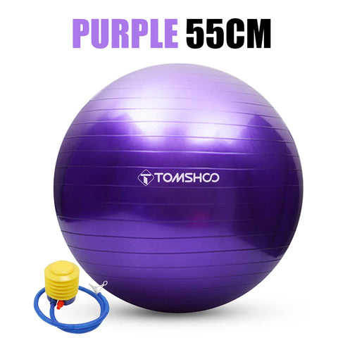 Antiburst Yoga Ball Thickened Stability Balance Ball Pilate Barre Physical Fitness Gym Ball 45CM/ 55CM/ 65CM/ 75CM Gift Air Pump