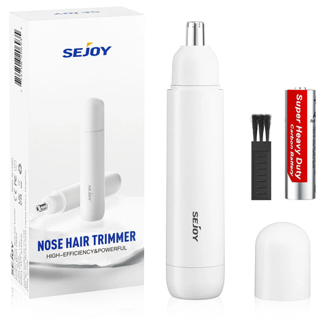 Sejoy Nose Hair Trimmer Men Women USB Rechargeable Waterproof Portable Ear Hair Trimmer Professional Facial Hair Trimmer