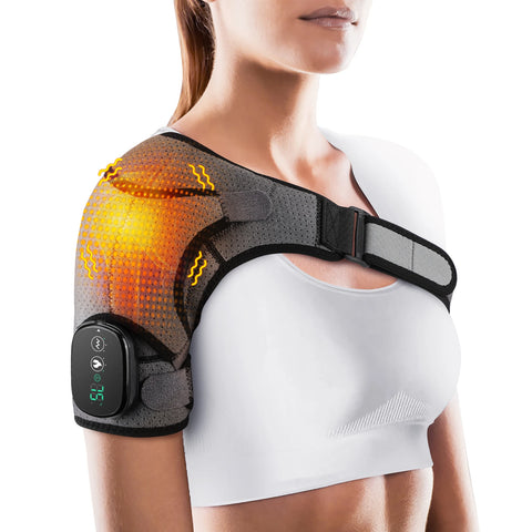 VIP Electric Shoulder Massager Heating Pad Vibration Massage Support Belt Shoulder Thermal  Brace