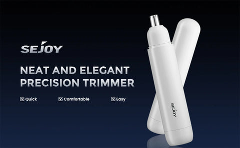 Sejoy Nose Hair Trimmer Men Women USB Rechargeable Waterproof Portable Ear Hair Trimmer Professional Facial Hair Trimmer
