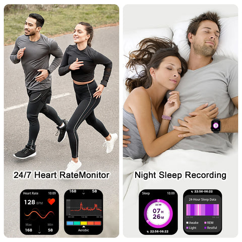 Baolubao Smartwatch 1.83 inch HD Display 300mAh Fitness Tracker Bluetooth Receive and make calls Sports Watch Pedometer