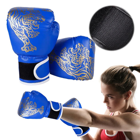 Kids Boxing Gloves Muay Thai Glove PU Leather Fitness Boxing Mittens Children Kickboxing Punching Training Hand Protector