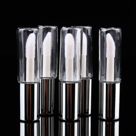 45pcs Clear Lip Gloss Tubes - Empty Cosmetic Sample Containers, DIY Mini Lipstick Bottles, 1.2ml Makeup Tool