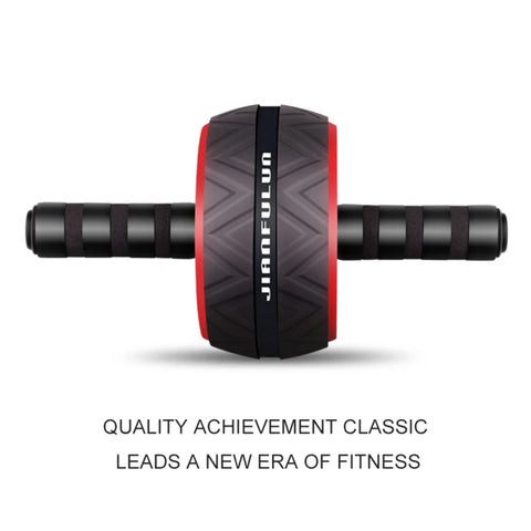 Ab Roller Big Abdominal Wheel Roller Stretch Trainer With Mat  Arm Waist Abdomen Exercise  Gym Fitness Equipment