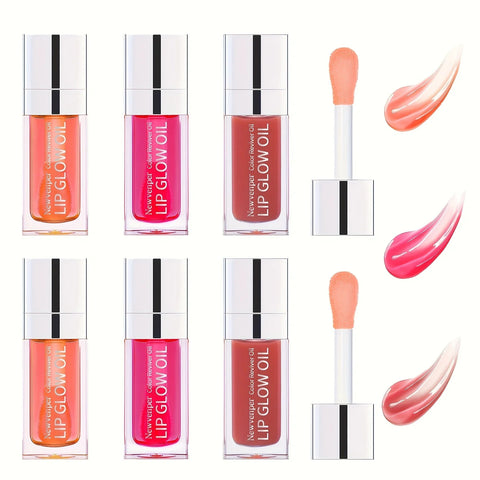 Hydrating Lip Glow Oil Long Lasting Plumping Lip Gloss Transparent Toot Lip Balm Moisturizing Lip Oil  for Lip Care and Dry Lips