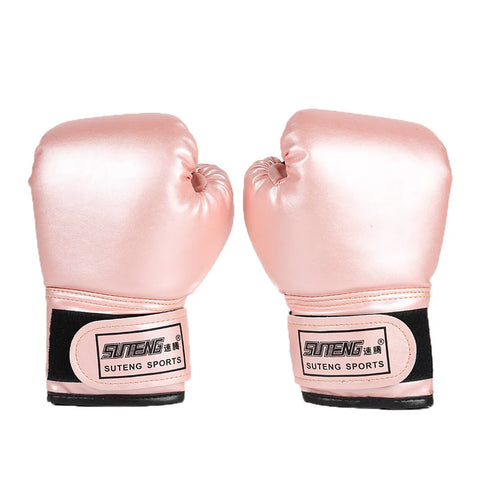 Kids Boxing Gloves Muay Thai Glove PU Leather Fitness Boxing Mittens Children Kickboxing Punching Training Hand Protector
