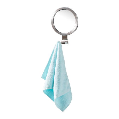 Bathroom Fogless Mirror Shower Shaving Mirror with Suction Cup Wall Mount with Razor Hook