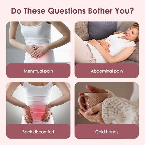 Heated Massage Warming Palace Belt For Girls During Menstrual Period Auntie Nuangongbao Intelligent Heating Waist Massage Device