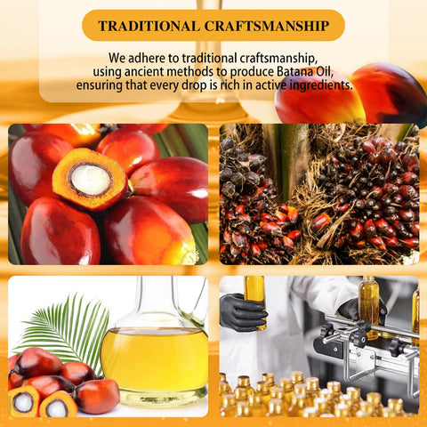 Batana Oil 100% Pure African Hair Growth Oil Batana Hair Growth Mask Butter Anti Hair Loss Break Black Hair Regrowth Treatment