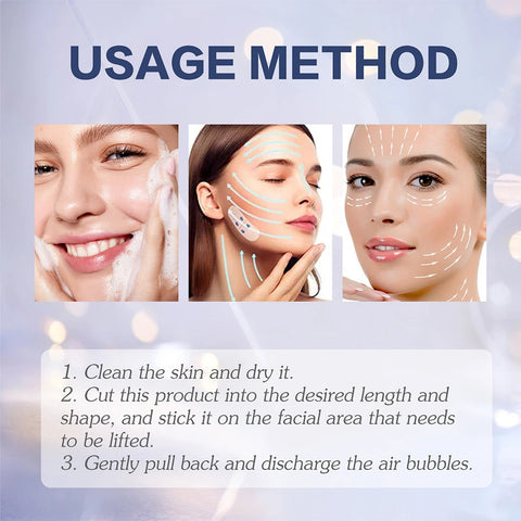 Portable Anti Wrinkle Beauty Stickers 60pcs Ingredient Safety Anti Wrinkle Face Tape Waterproof Elastic Breathable for Body Care