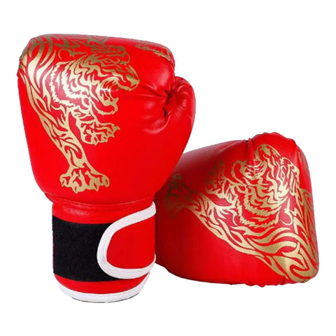Kids Boxing Gloves Muay Thai Glove PU Leather Fitness Boxing Mittens Children Kickboxing Punching Training Hand Protector