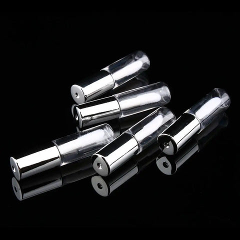 45pcs Clear Lip Gloss Tubes - Empty Cosmetic Sample Containers, DIY Mini Lipstick Bottles, 1.2ml Makeup Tool