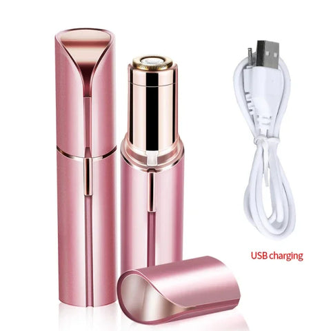 Electric Eyebrow Trimmer Mini Eye Brow Epilator Facial Lipstick Shape Hair Removal Portable Women Painless Razor Shaver Tool T
