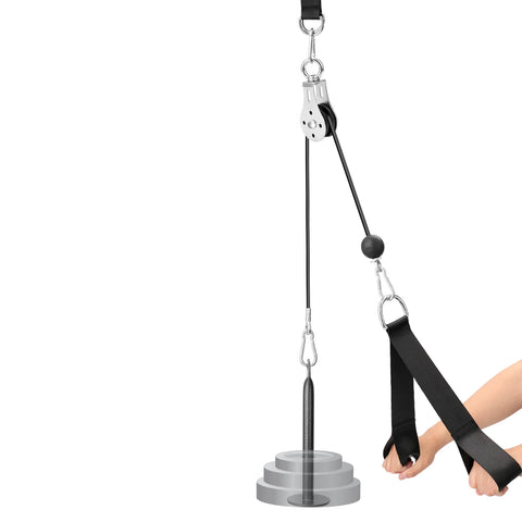 DIY Pulley Cable Machine Strength Training Equipment Attachment System Loading Pin Lifting Arm Biceps Triceps Blaster Hand