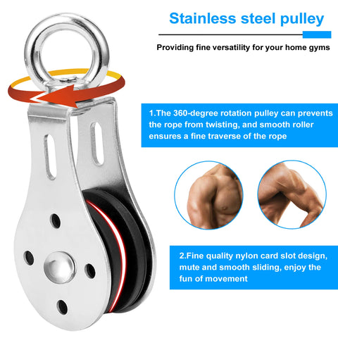 DIY Pulley Cable Machine Strength Training Equipment Attachment System Loading Pin Lifting Arm Biceps Triceps Blaster Hand