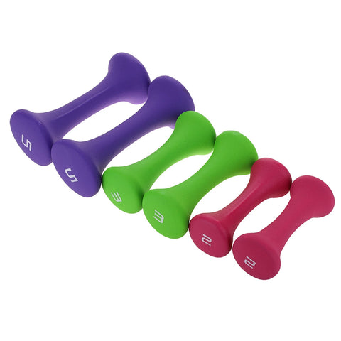 Hand Fitness Weights Set Holder Rack 2lb 3lb 5lb Bodybuilding Exercise Equipment Gym Weights
