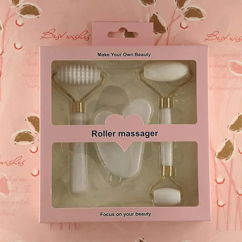 Resin Facial Massager Roller Face Body Neck Eyes Guasha Scraping Board Anti-Wrinkle Beauty Skin Care Tools Cellulite Massage