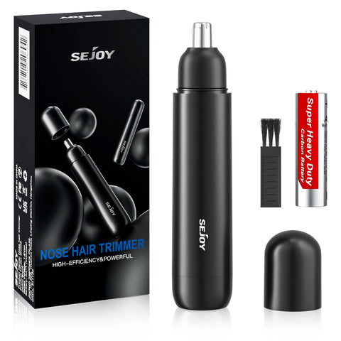 Sejoy Nose Hair Trimmer Men Women USB Rechargeable Waterproof Portable Ear Hair Trimmer Professional Facial Hair Trimmer