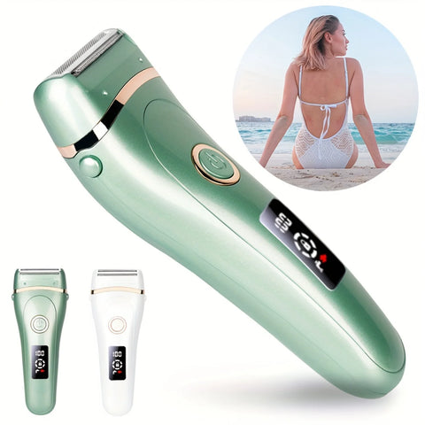 Rechargeable  Women's  - LED Display, Painless Hair Removal for Legs, Pubic & Sensitive Areas!