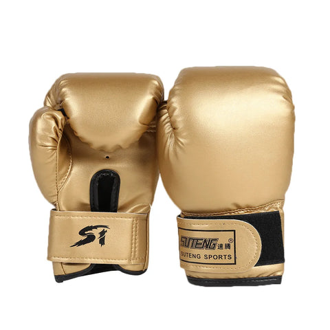 Kids Boxing Gloves Muay Thai Glove PU Leather Fitness Boxing Mittens Children Kickboxing Punching Training Hand Protector
