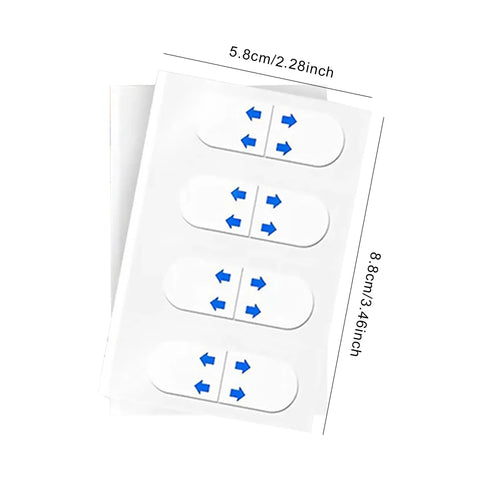 Portable Anti Wrinkle Beauty Stickers 60pcs Ingredient Safety Anti Wrinkle Face Tape Waterproof Elastic Breathable for Body Care