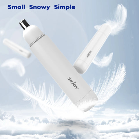Sejoy Nose Hair Trimmer Men Women USB Rechargeable Waterproof Portable Ear Hair Trimmer Professional Facial Hair Trimmer