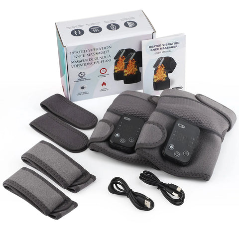 Electric Heating Vibration Massager for Shoulder Brace Belt Thermal Massage Knee Support Pad Arthritis Elbow Muscle Relaxation