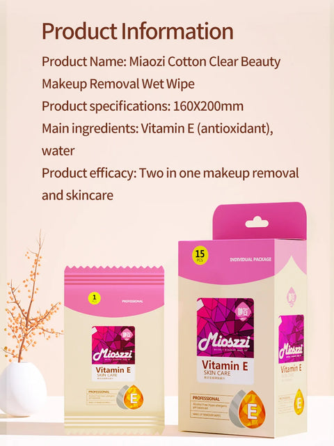 Makeup Remover Wet Wipes Individually Packed