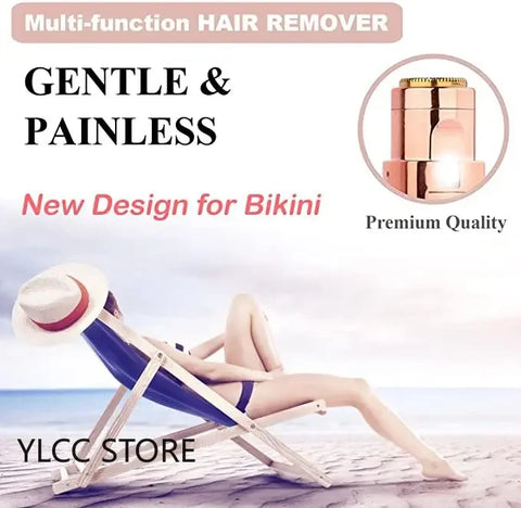 Electric Eyebrow Trimmer Mini Eye Brow Epilator Facial Lipstick Shape Hair Removal Portable Women Painless Razor Shaver Tool T