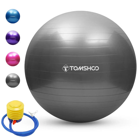 Antiburst Yoga Ball Thickened Stability Balance Ball Pilate Barre Physical Fitness Gym Ball 45CM/ 55CM/ 65CM/ 75CM Gift Air Pump
