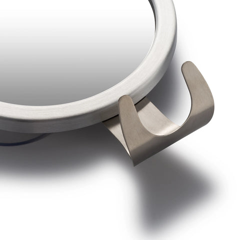 Bathroom Fogless Mirror Shower Shaving Mirror with Suction Cup Wall Mount with Razor Hook