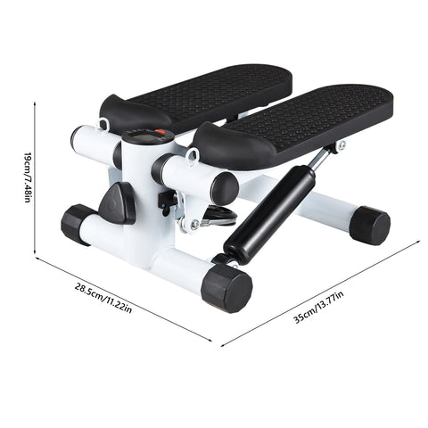 Stepper For Exercise At Home With Resistance Bands LCD Display Capacity 100kg Stair Stepper for Abdomen Waist Buttocks Legs