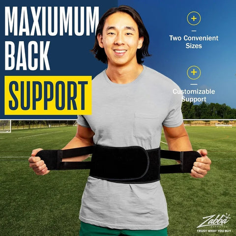 Back Brace  Back Support Belts for Men Women Compression Lower Back Brace for Pain Relief  Strained Muscles Breathable Lumbar