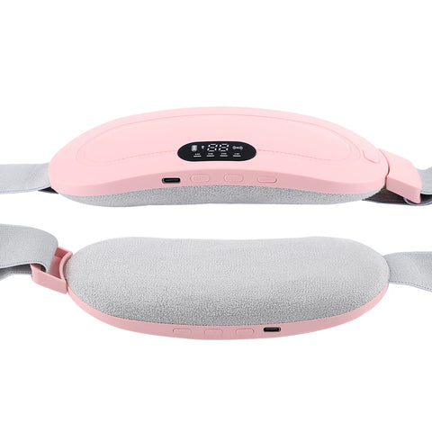 Electric Abdominal Massager Belt for Female Hot Compress  Menstrual Period Warm Stomach Uterus Thermal Pad Pain Relief Vibrator