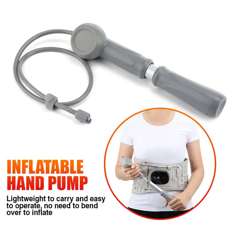 Inflatable Waist Belt Lumbar Decompression Protector Back Brace Heated Vibration Massage Waist Airbag Support Posture Correction