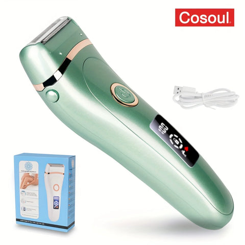 Rechargeable  Women's  - LED Display, Painless Hair Removal for Legs, Pubic & Sensitive Areas!