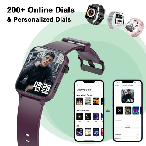 Baolubao Smartwatch 1.83 inch HD Display 300mAh Fitness Tracker Bluetooth Receive and make calls Sports Watch Pedometer