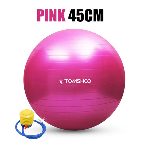 Antiburst Yoga Ball Thickened Stability Balance Ball Pilate Barre Physical Fitness Gym Ball 45CM/ 55CM/ 65CM/ 75CM Gift Air Pump