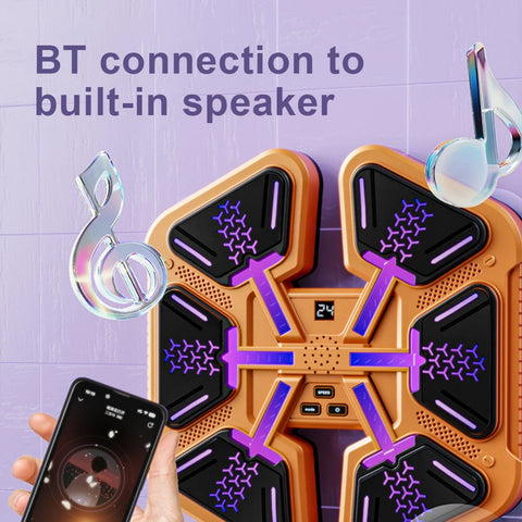 New Smart Music Boxing Machine for Children Adult Wall Mounted Boxing Trainer Home Sports Response Training Boxing Wall Target